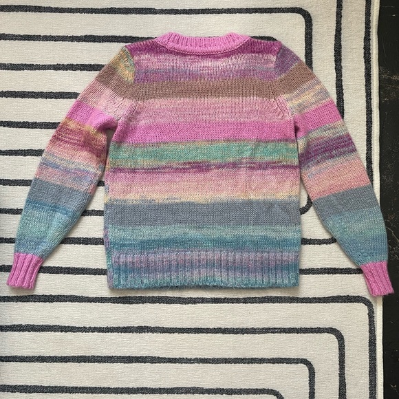 LOFT spacedye pastel petite women’s sweater - Picture 2 of 7